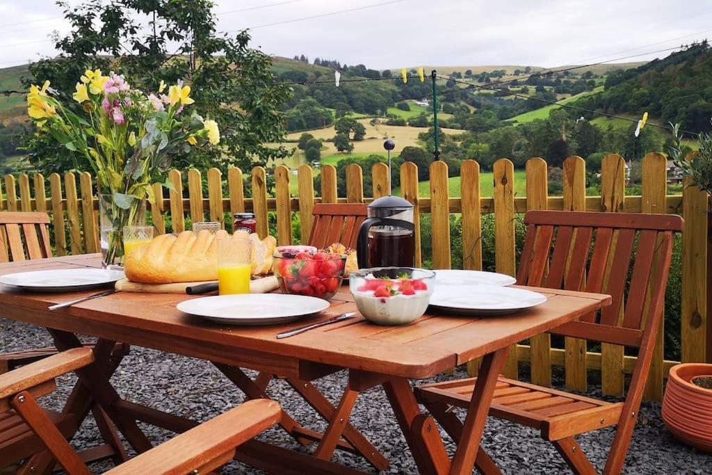 Hillside Cottage, Countryside Views Near Llangollen Corwen Exterior foto